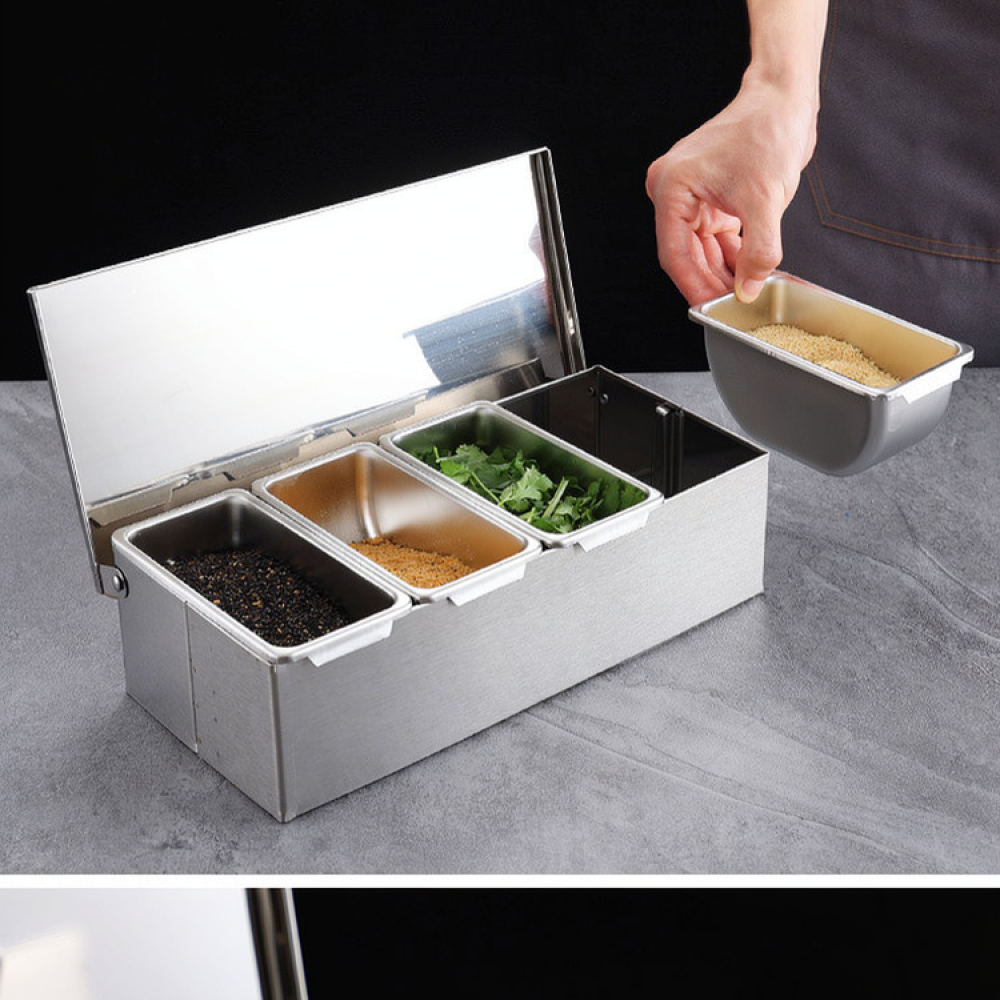 Küchen-Gewürzorganizer-Box, ro – Commercial Kitchen Bin Bewertung und Preis