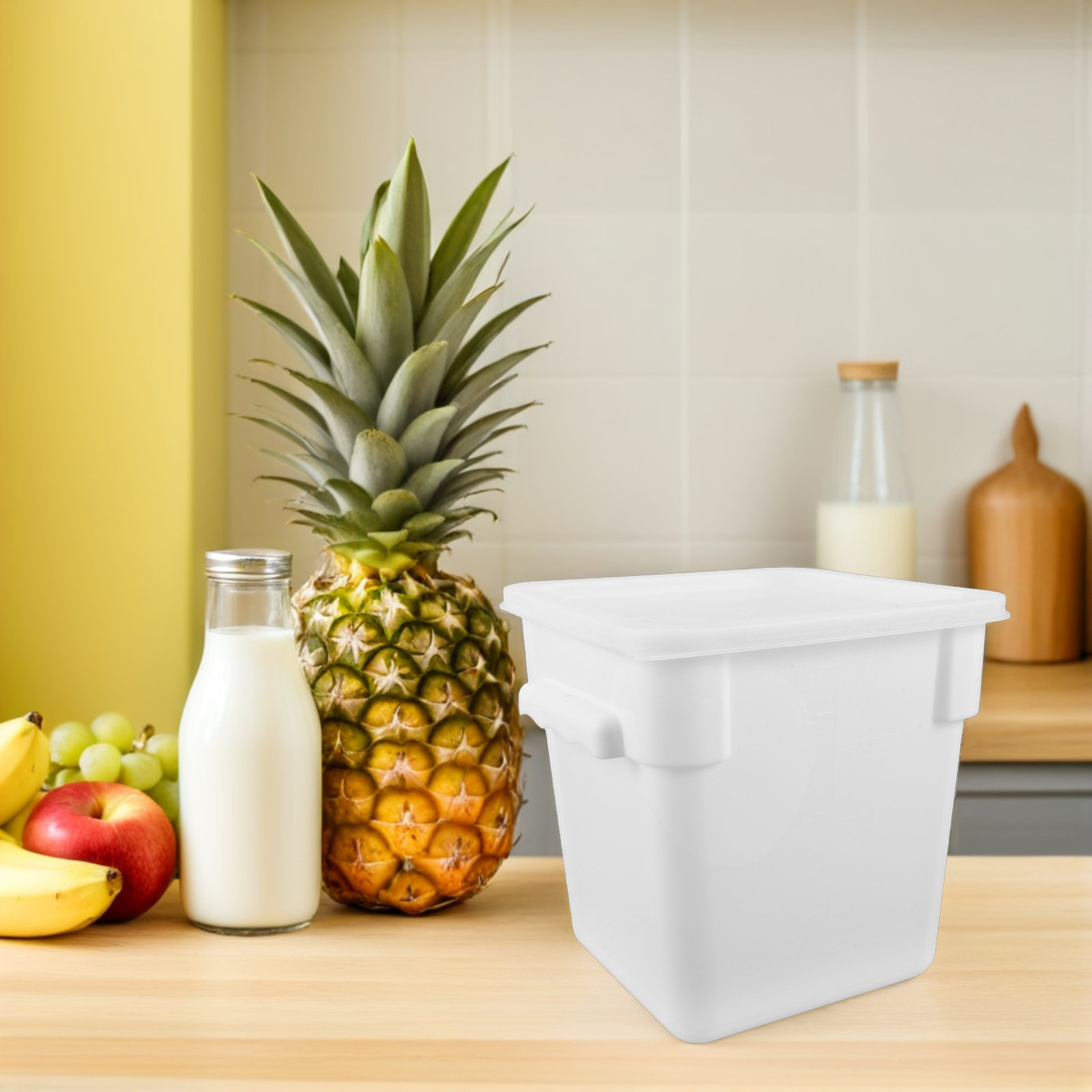 Quadratischer Kunststoff-Aufbe – Commercial Kitchen Bin Bewertung und Preis